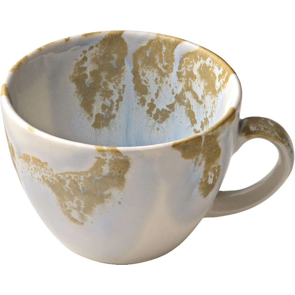 6x HEART&SOUL Tazza Perfect Match Breeze; 210 ml, 9x7 cm (ØxH); oro/blu chiaro/bianco; rotonda; 6 pz. / Pacco - immagine 1