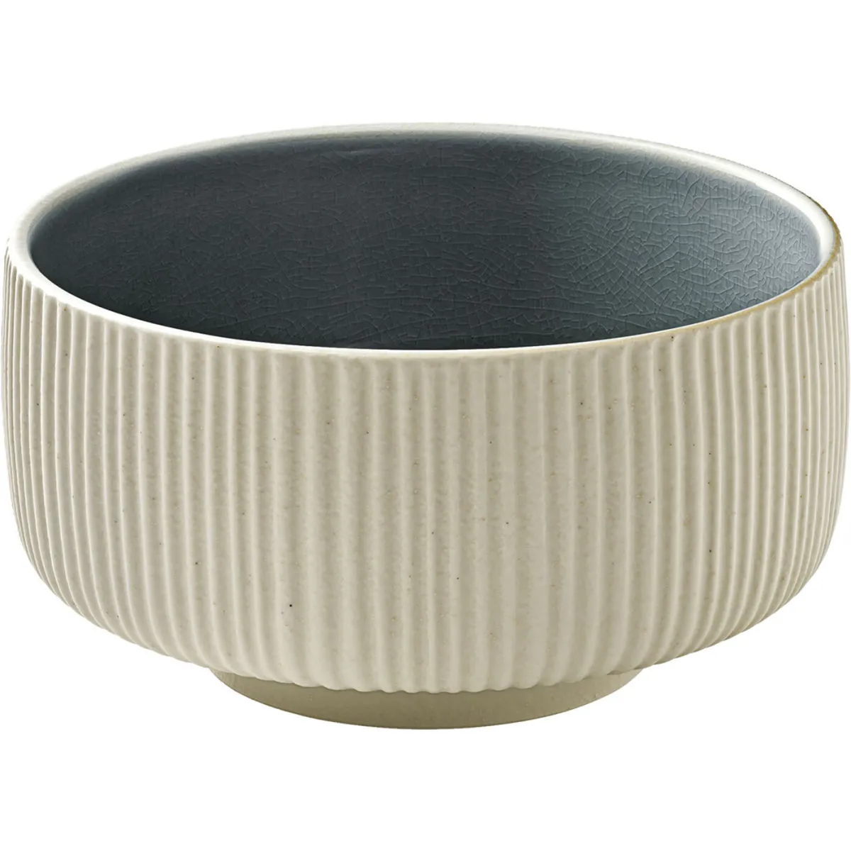 6x Playground Ciotola Nara con rilievo; 880 ml, 15x7.8 cm (ØxH); grigio; 6 pz. / Pacco - immagine 1