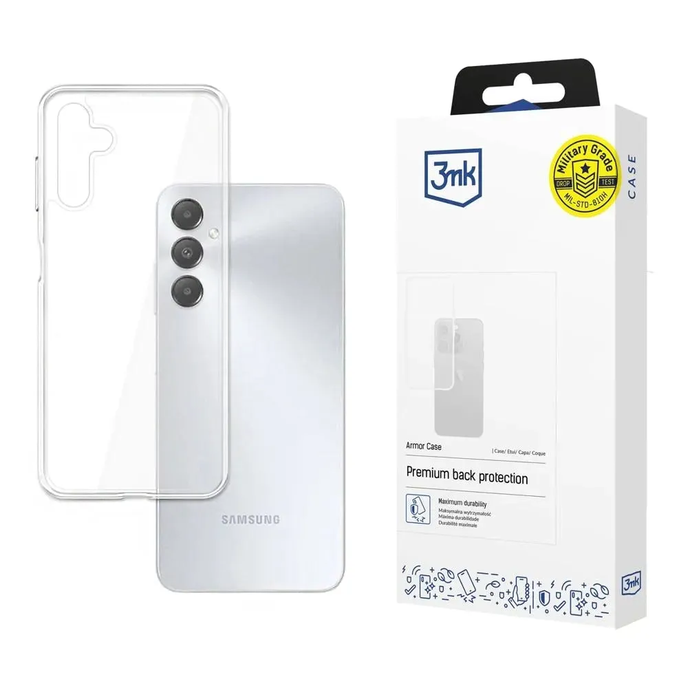 Custodia per Samsung Galaxy A05s A057, 3MK, Armor, Trasparente - immagine 1