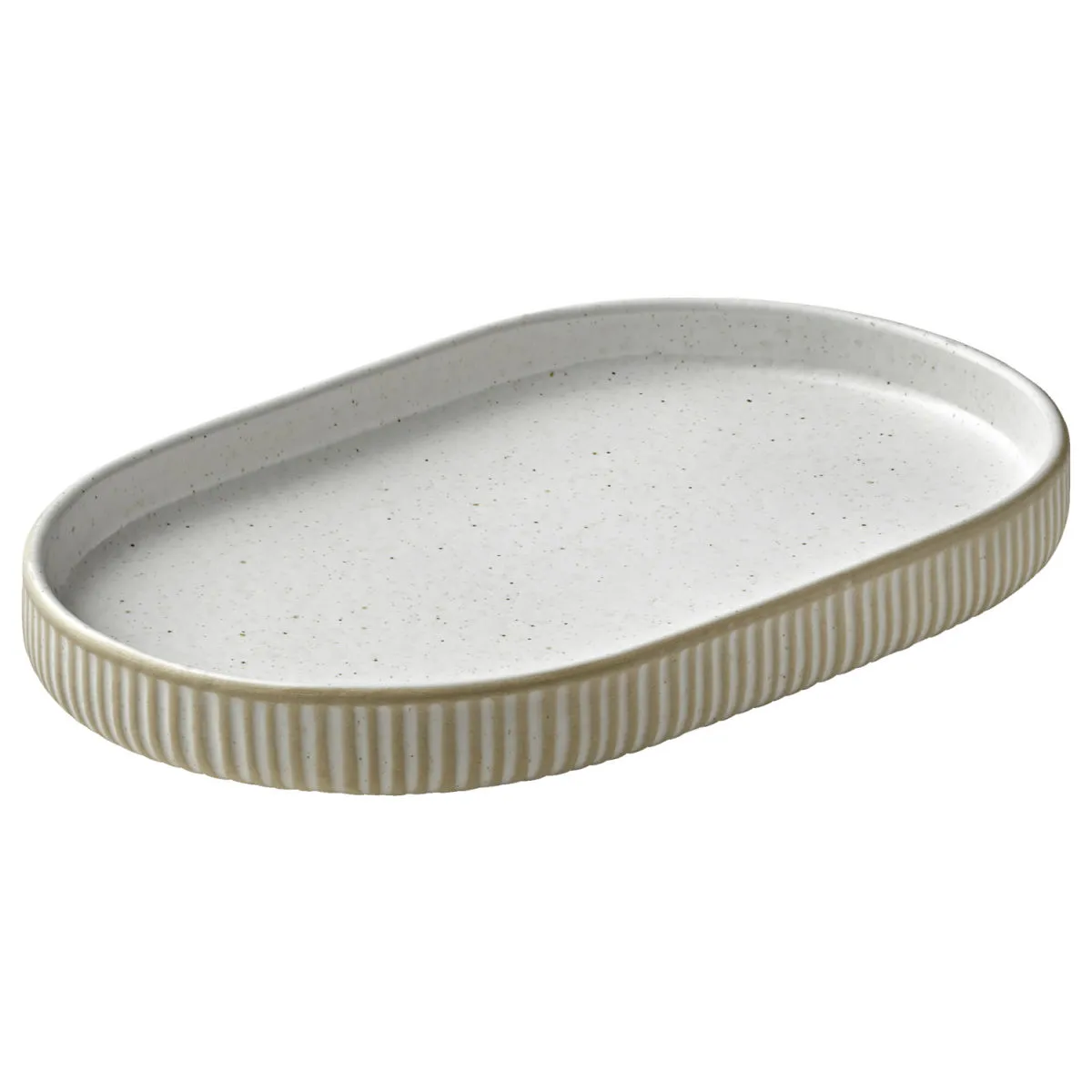 6x Playground Piatto da portata Nara con bordo rialzato; 18x11x2 cm (LxLxH); bianco; 6 pz. / Pacco - immagine 1