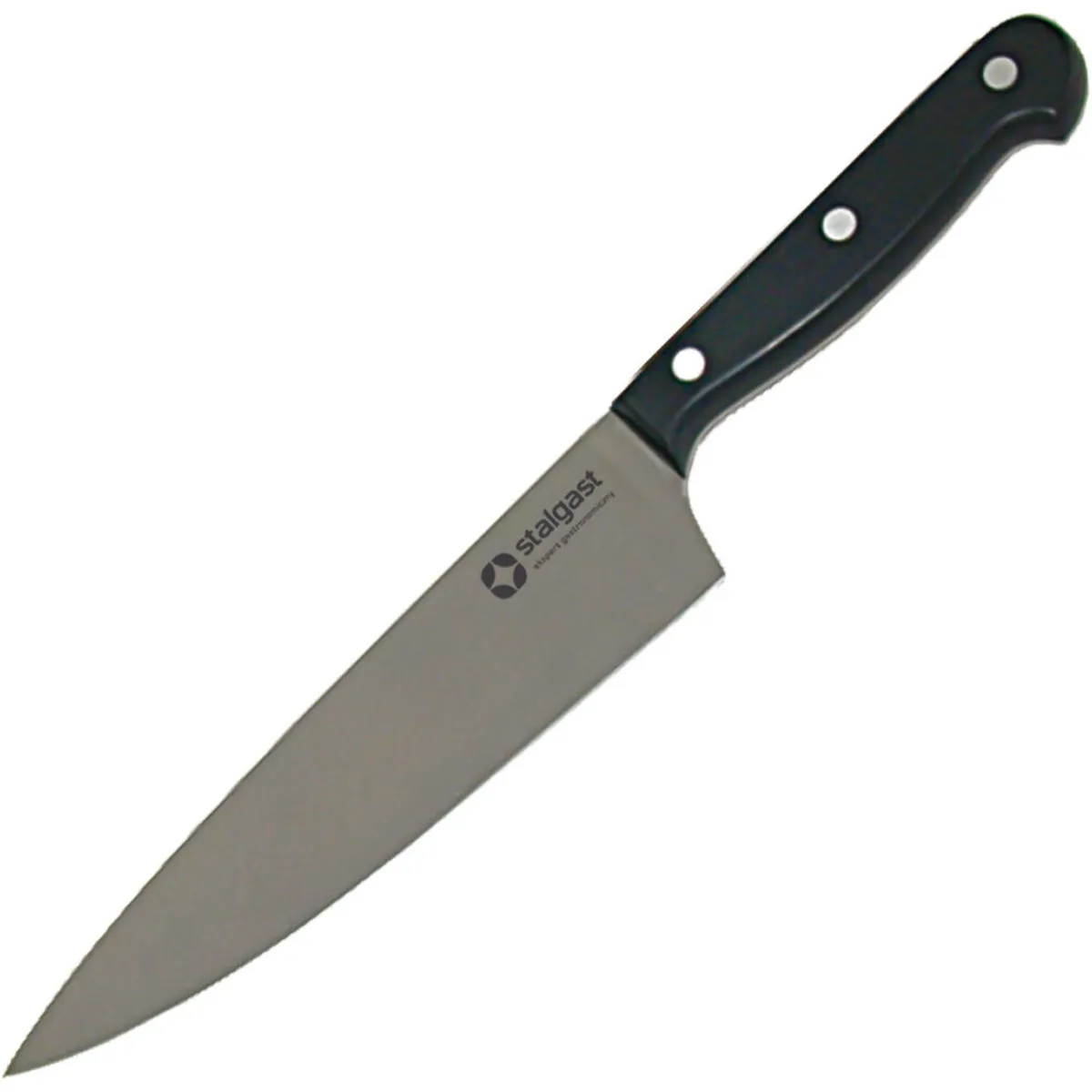 Stalgast Coltello da chef , lama in acciaio inox; 24 cm (L); nero - immagine 1