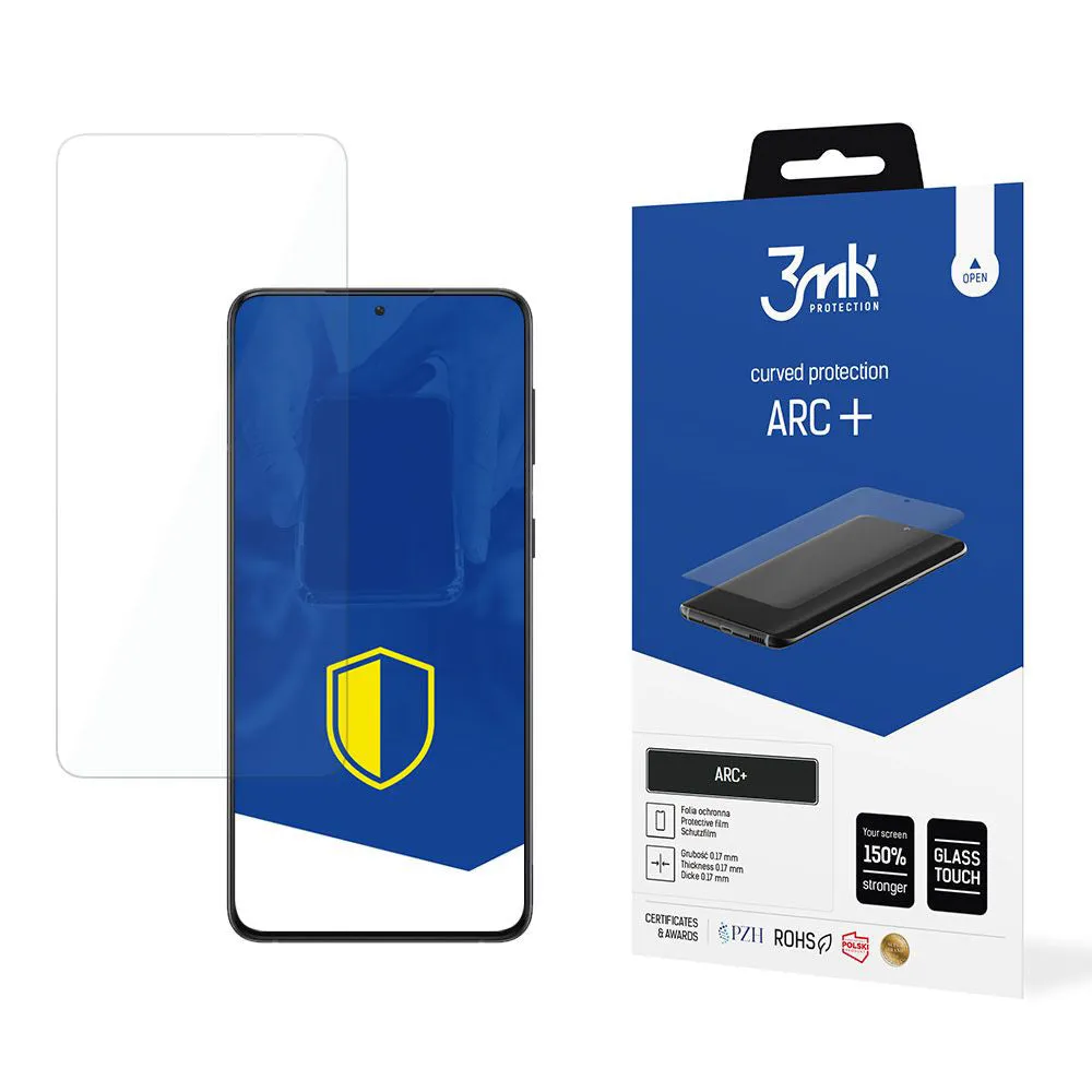 Pellicola protettiva per schermo 3MK ARC+ per Samsung Galaxy S21 5G G991, Plastica - immagine 1