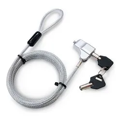 Cavo con lucchetto Chiave Notebook Lock Silver XNBLOCK200KW - immagine 1