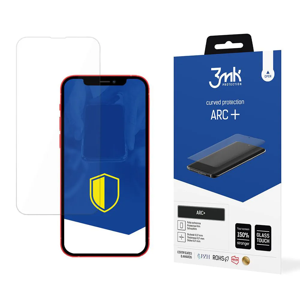 Pellicola protettiva per schermo 3MK ARC+ per Apple iPhone 13, Plastica - immagine 1