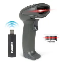 Lettore barcode per codici lineari Wireless Grey HBCS1D10W - immagine 1