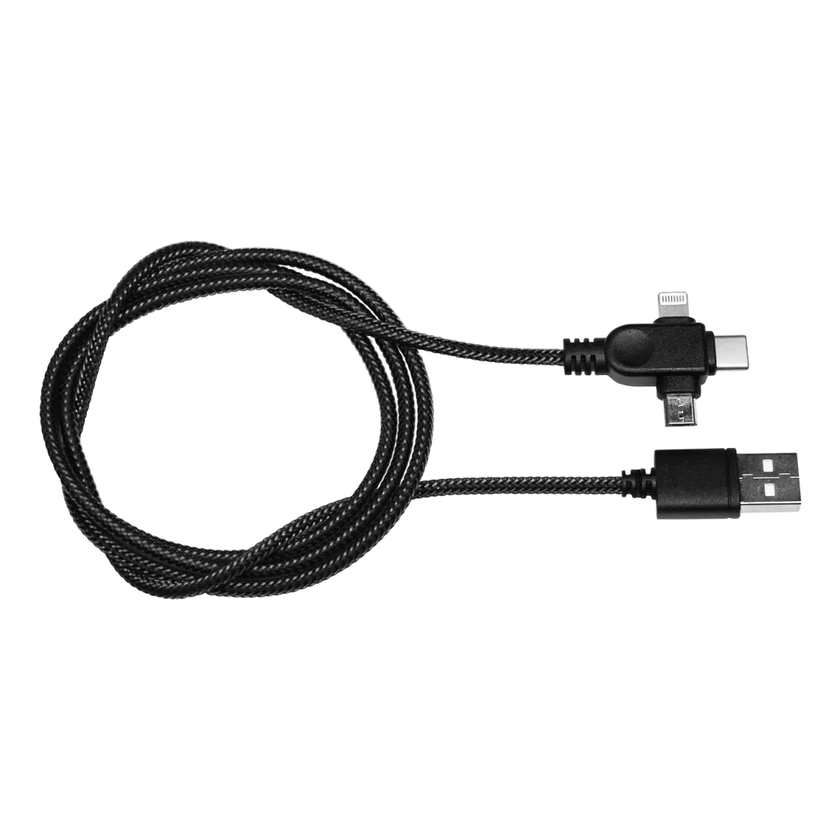 akkut Cavo di ricarica 3in1 per CHAT LIGHT; nero - immagine 1