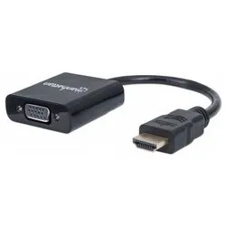 Convertitore video da Hdmi a Vga con Microusb Black 151436 - immagine 1