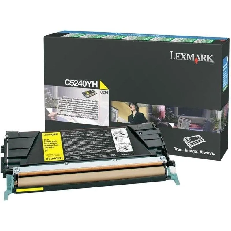 Cartuccia toner originale ciano, giallo Lexmark C5240YH - immagine 1