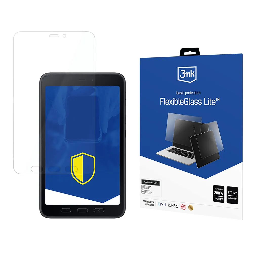 Pellicola protettiva per schermo 3MK FlexibleGlass Lite per Samsung Galaxy Tab Active5, Vetro Flessibile, Colla Totale - immagine 1