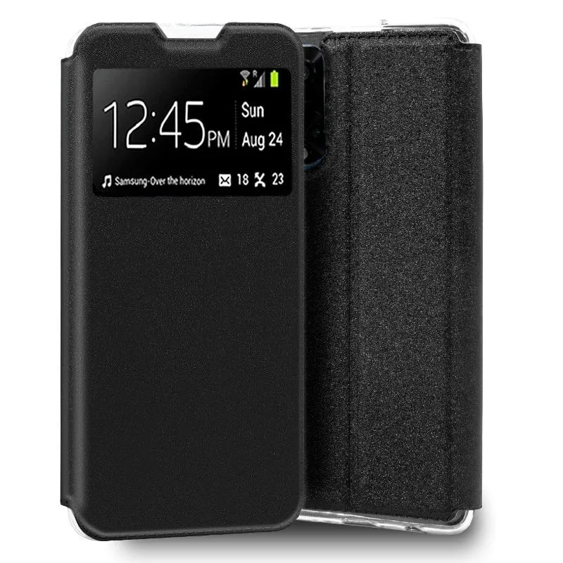 Custodia Flip Cover nera liscia COOL per TCL 40 Nxtpaper 5G - immagine 1