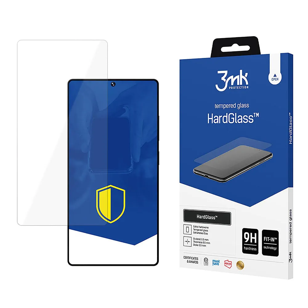 Pellicola protettiva per schermo 3MK HardGlass per Samsung Galaxy S25 Ultra S938, Vetro Temperato, Full Glue - immagine 1