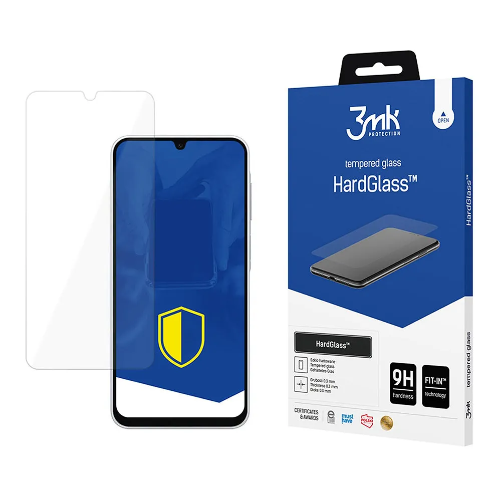 Pellicola protettiva per schermo 3MK HardGlass per Samsung Galaxy A26 A266, Vetro temperato, Full Glue - immagine 1