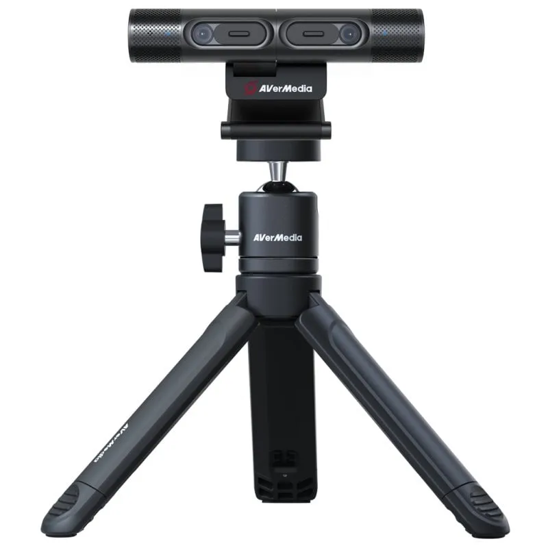 Webcam doppia Avermedia DualCam PW313D FullHD Nera - immagine 1