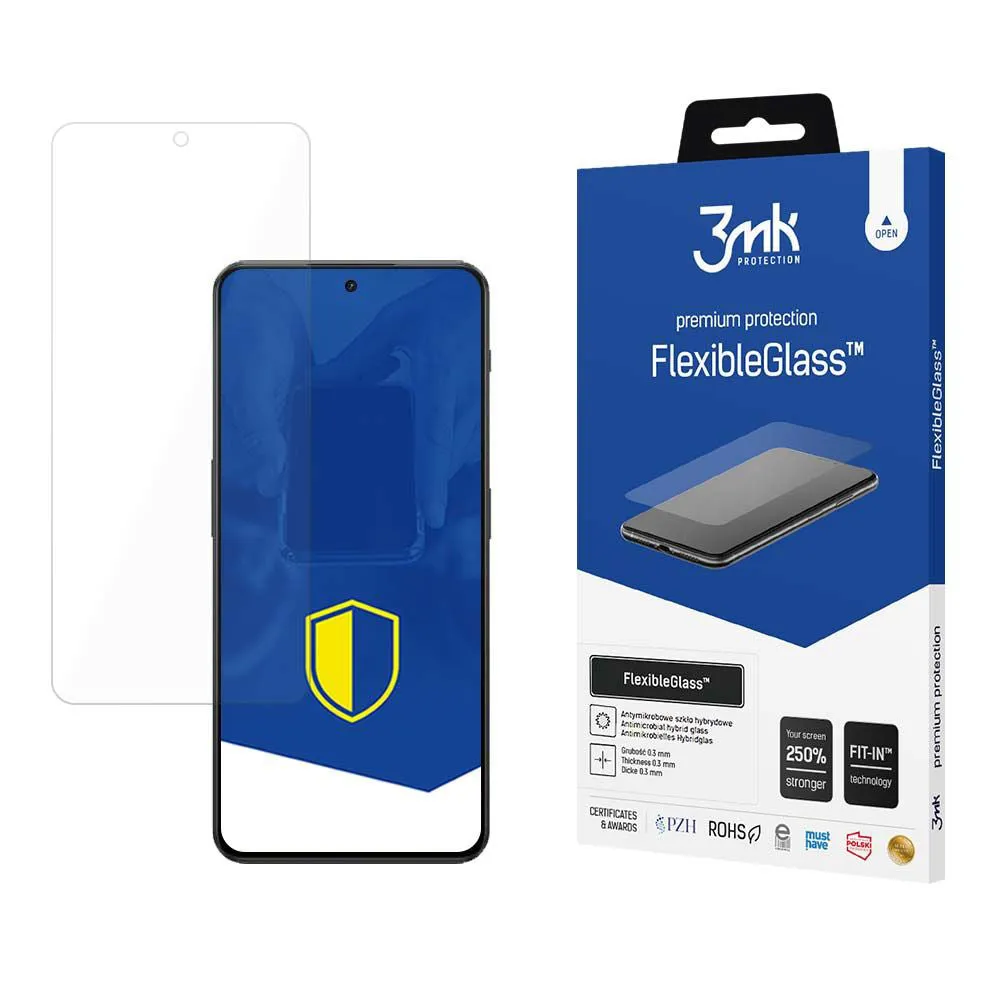 Pellicola protettiva per schermo 3MK FlexibleGlass per OnePlus Nord 3, Vetro Flessibile, Colla Completa - immagine 1