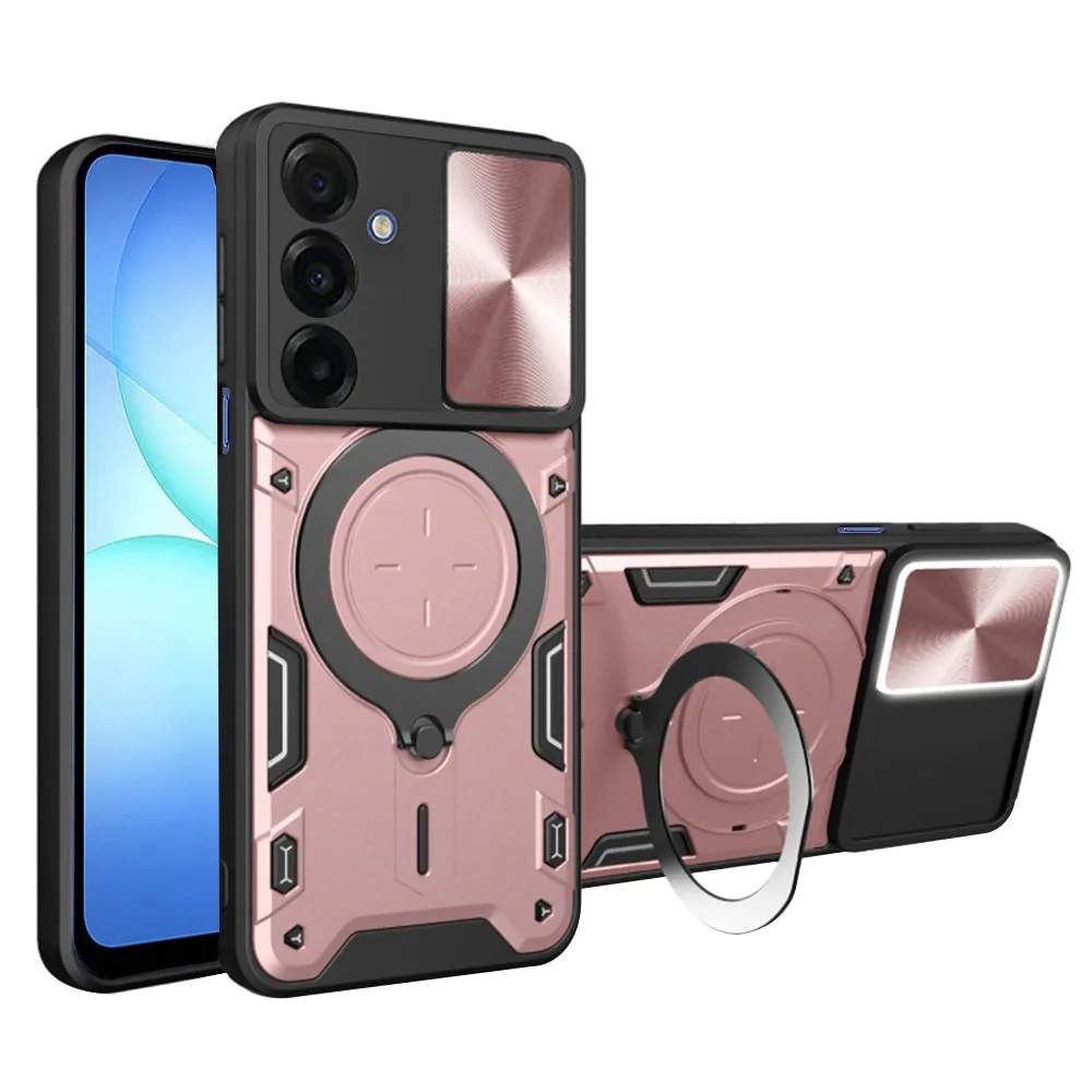 Custodia per Samsung Galaxy A18 5G A186 / A18 4G A185 / F17 / M17 / A17 4G A175, Techsuit, CamGuard Pro, Rosa Dorato - immagine 1