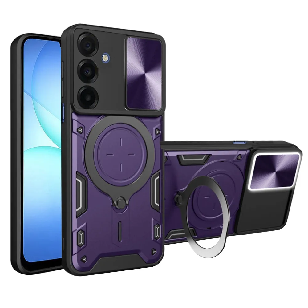 Custodia per Samsung Galaxy A18 5G A186 / A18 4G A185 / F17 / M17 / A17 4G A175, Techsuit, CamGuard Pro, Viola - immagine 1