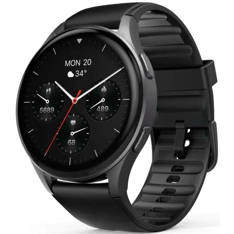Hama 8900 Bluetooth GPS 45mm AMOLED Nero IP68 SpO2 Cardiofrequenzimetro Monitor Sonno - immagine 1