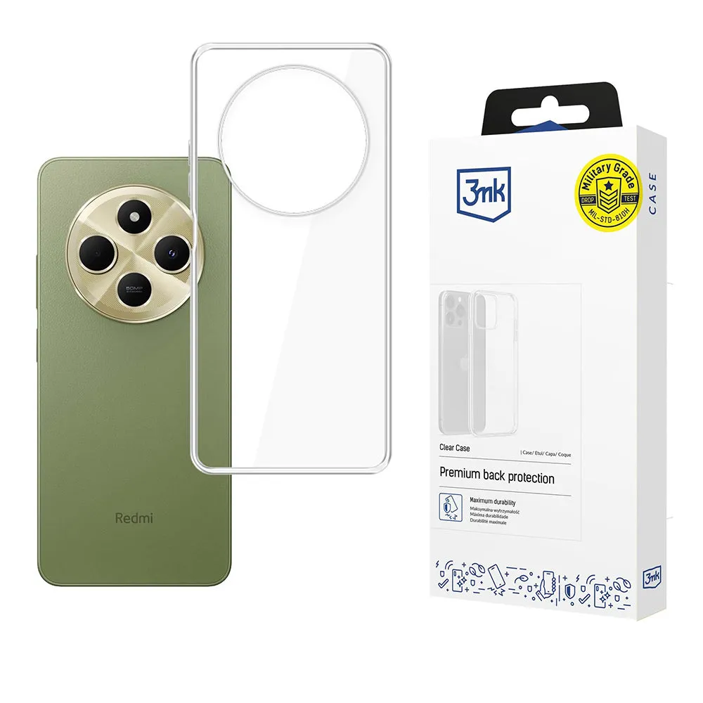 Custodia per Xiaomi Redmi 14C, 3MK, Clear, Trasparente - immagine 1