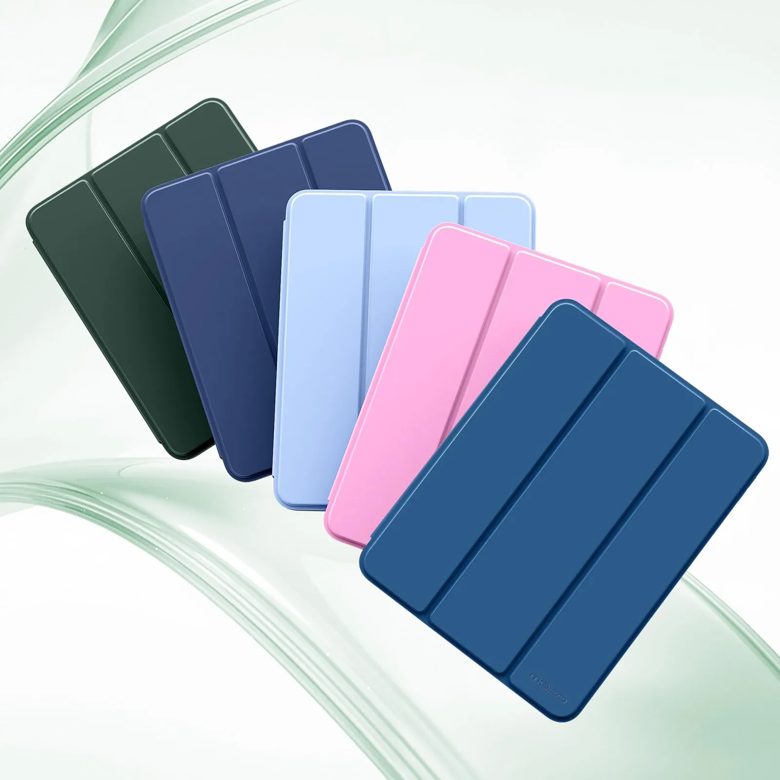 MoKo Custodia Sottile per iPad Air 11", iPad Air 5a/4a Gen, Verde notte - immagine 8