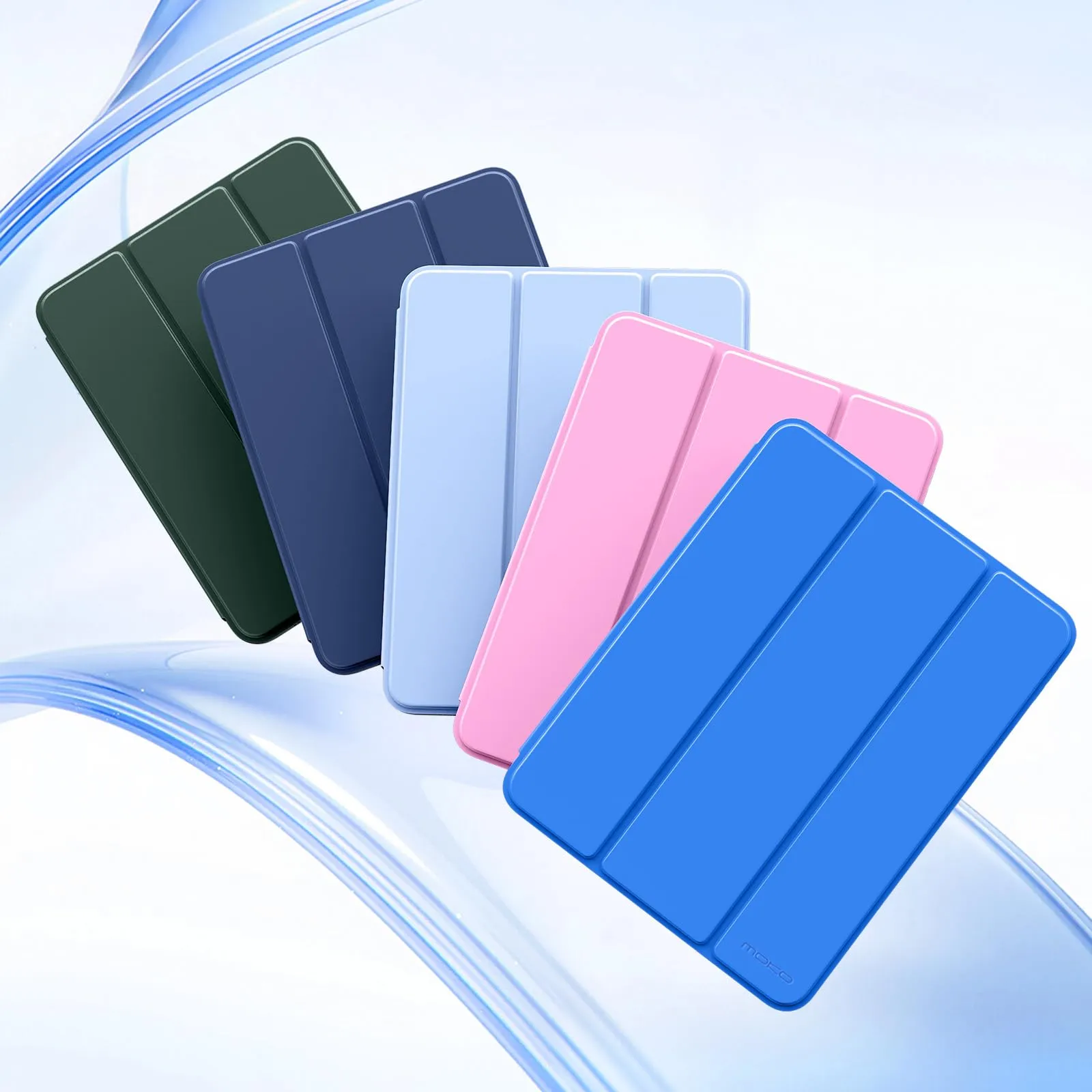 MoKo Custodia Sottile per iPad Air 11", iPad Air 5a/4a Gen, Blu Cobalto - immagine 8