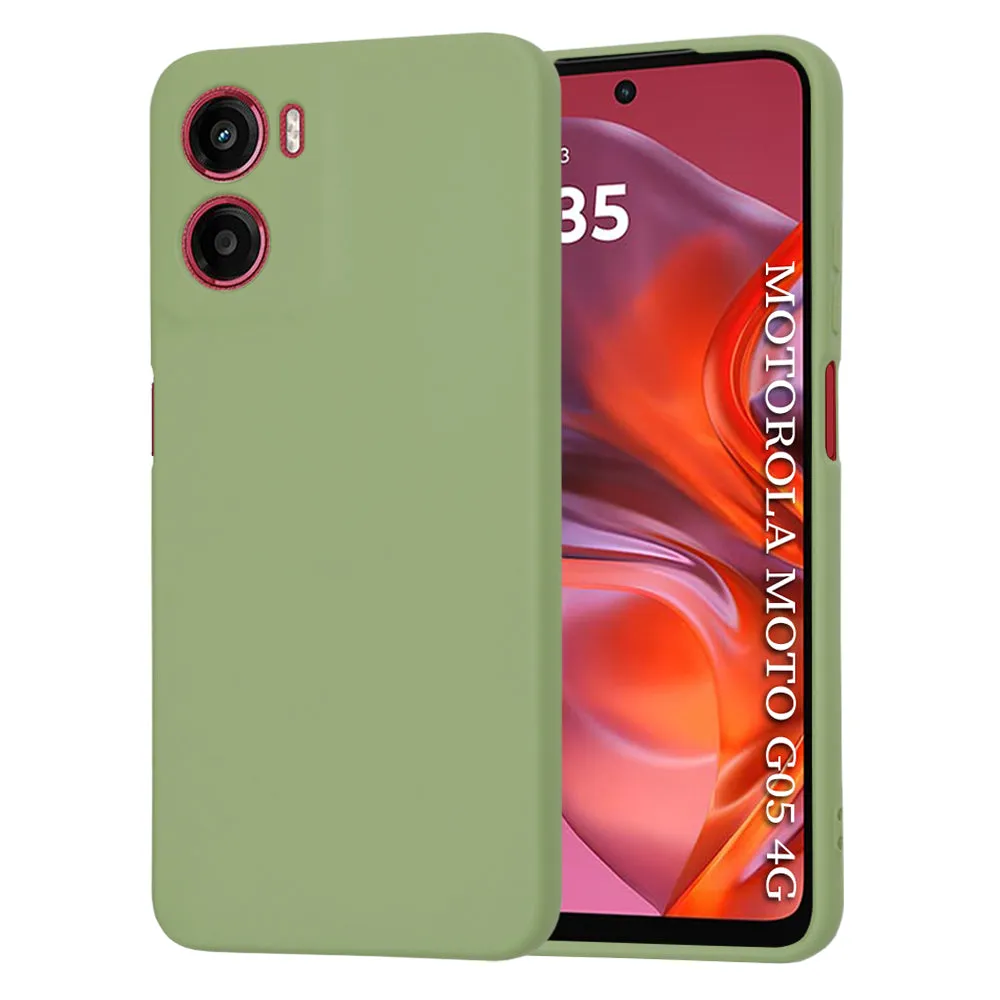 Custodia per Motorola Moto E15 / G05, Techsuit, SoftFlex, Matcha - immagine 1