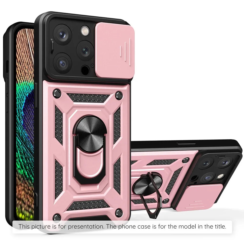 Custodia per Motorola Moto E15 / G05, Techsuit, CamShield, Rosa - immagine 1