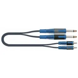 Cavo adattatore ROK SOLID SERIES Audio Rksa 130 2 Jack Rca Black 2m 30 00285 - immagine 1