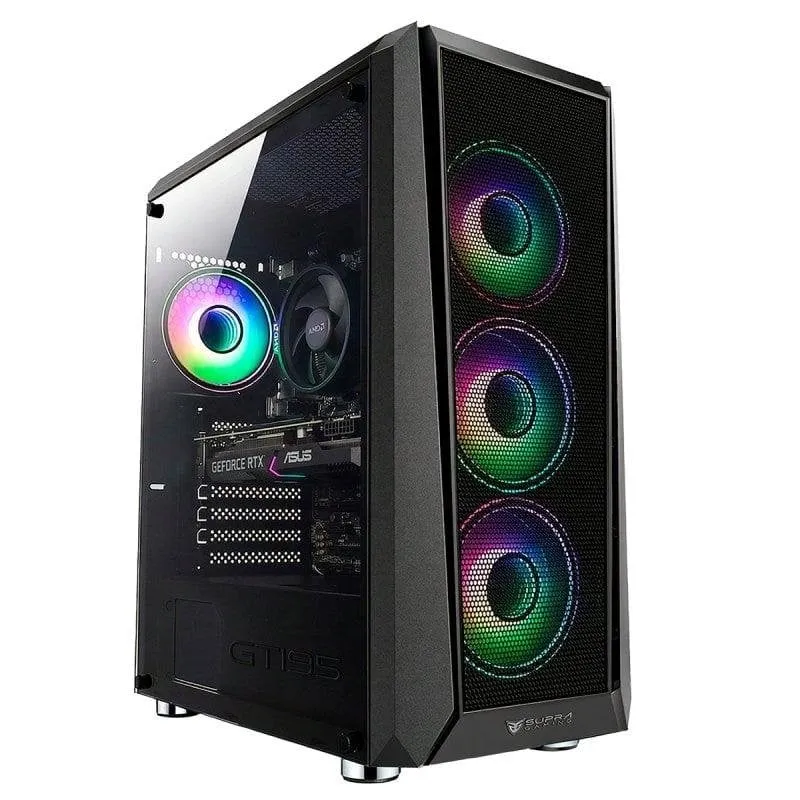 PC fisso PC Racing AMD Ryzen 5 5500 16GB 1TB SSD RTX 5060 Windows 11 Pro WiFi - immagine 1