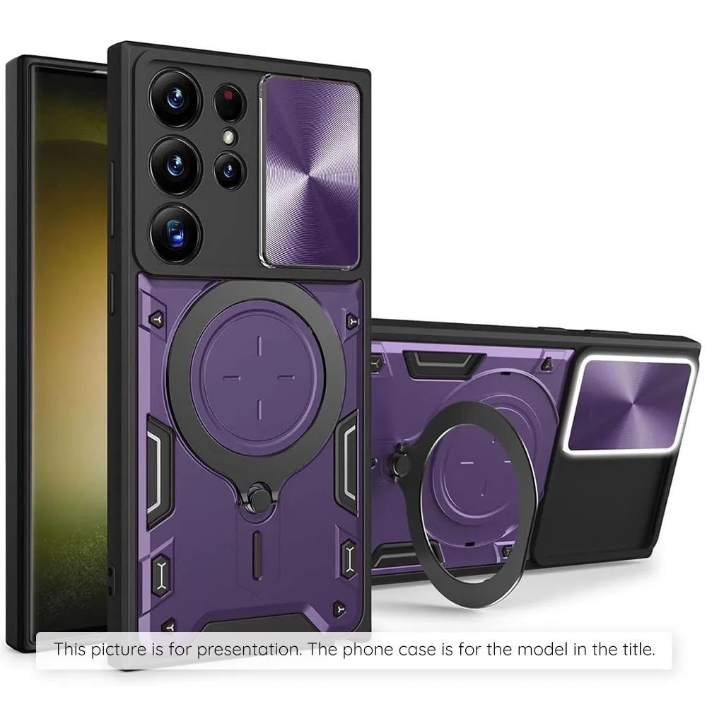 Custodia per Xiaomi Redmi A5 4G (Standard), Techsuit, CamGuard Pro, Viola - immagine 1