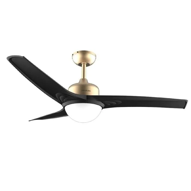 Ventilatore da soffitto Cecotec EnergySilence Aero 560 GoldBlack 52" LED 18W nero timer - immagine 1
