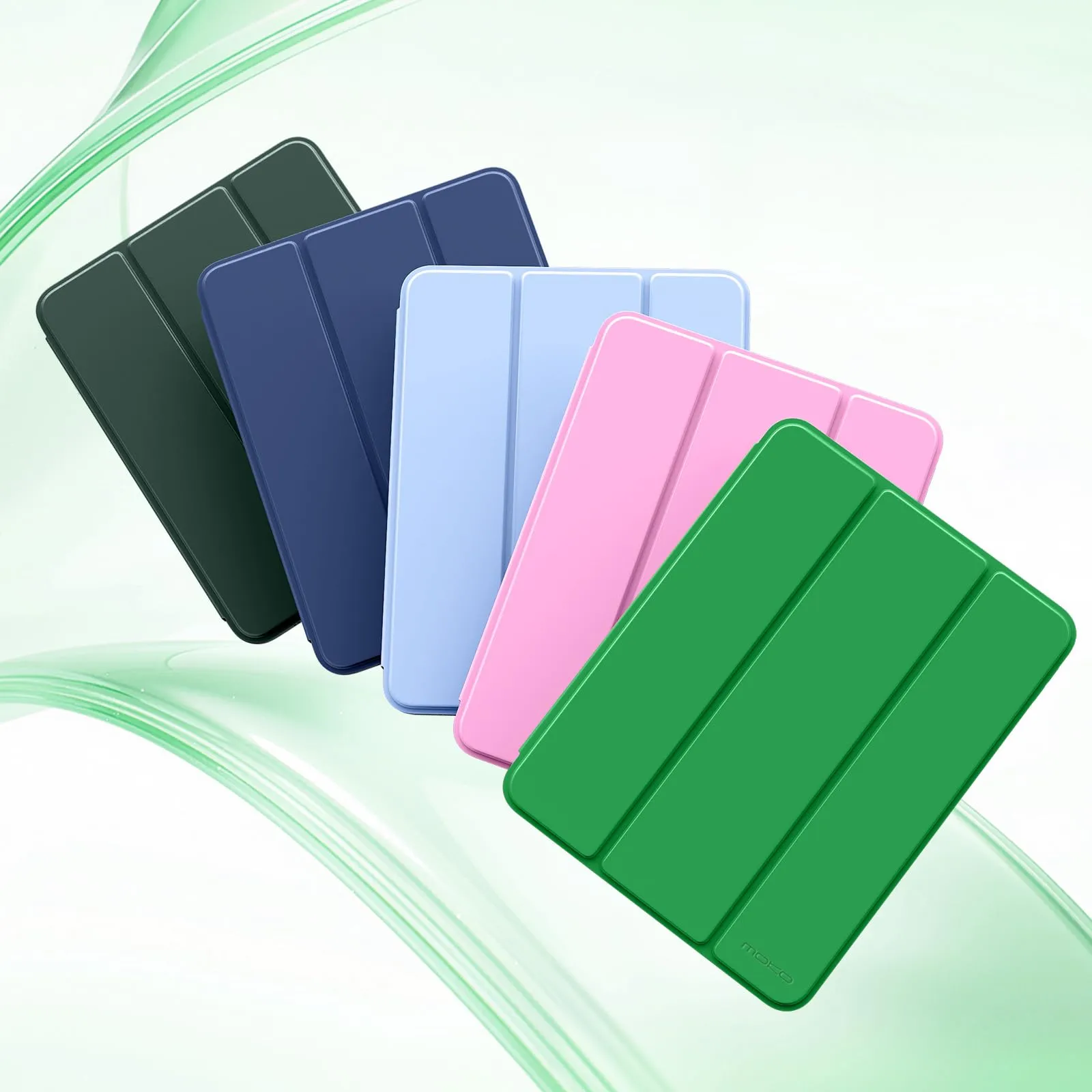 MoKo Custodia Sottile per iPad Air 11", iPad Air 5a/4a Gen, Verde Foresta - immagine 8