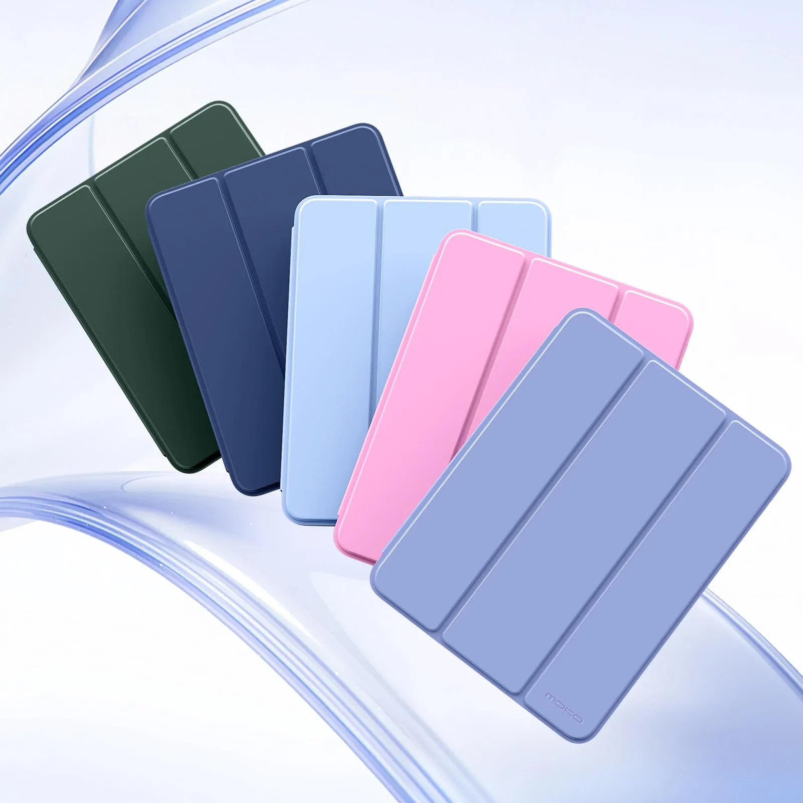 MoKo Custodia Sottile per iPad Air 11", iPad Air 5a/4a Gen, Lavanda Viola - immagine 8