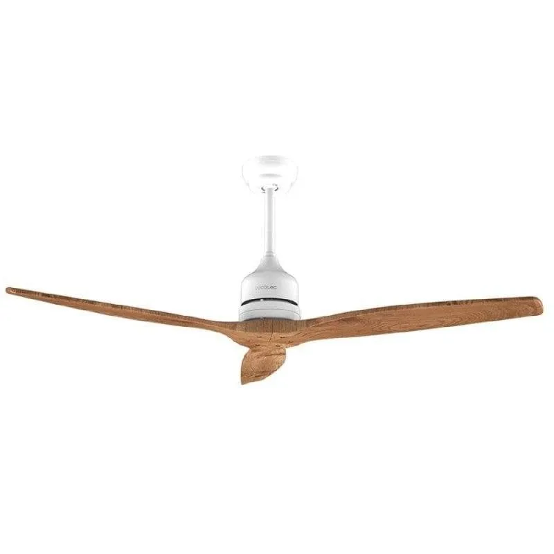 Ventilatore da Soffitto Cecotec Energysilence Aero 5270 White&BlackWood 52" 40W DC Telecomando - immagine 1