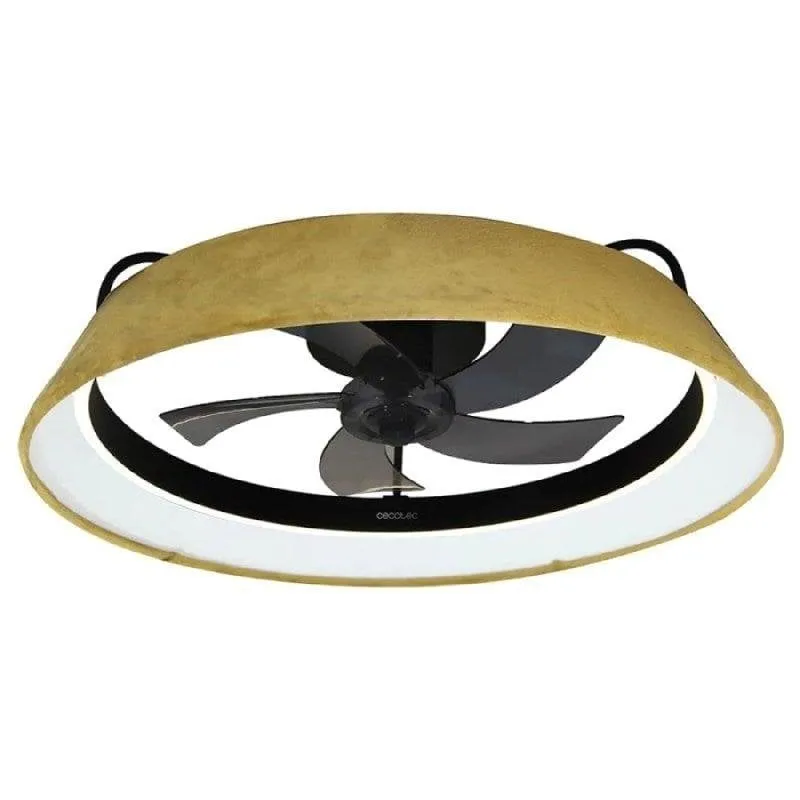 Ventilatore da soffitto Cecotec Energysilence Lampaero 600 LED 20W 6 velocità Mimbre - immagine 1