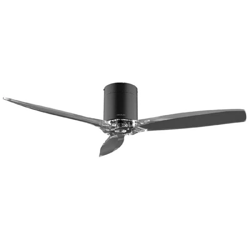 Ventilatore da soffitto Cecotec Energysilence Aero 5285 Blacktransparent Wi-Fi 40W 52" IP44 - immagine 1