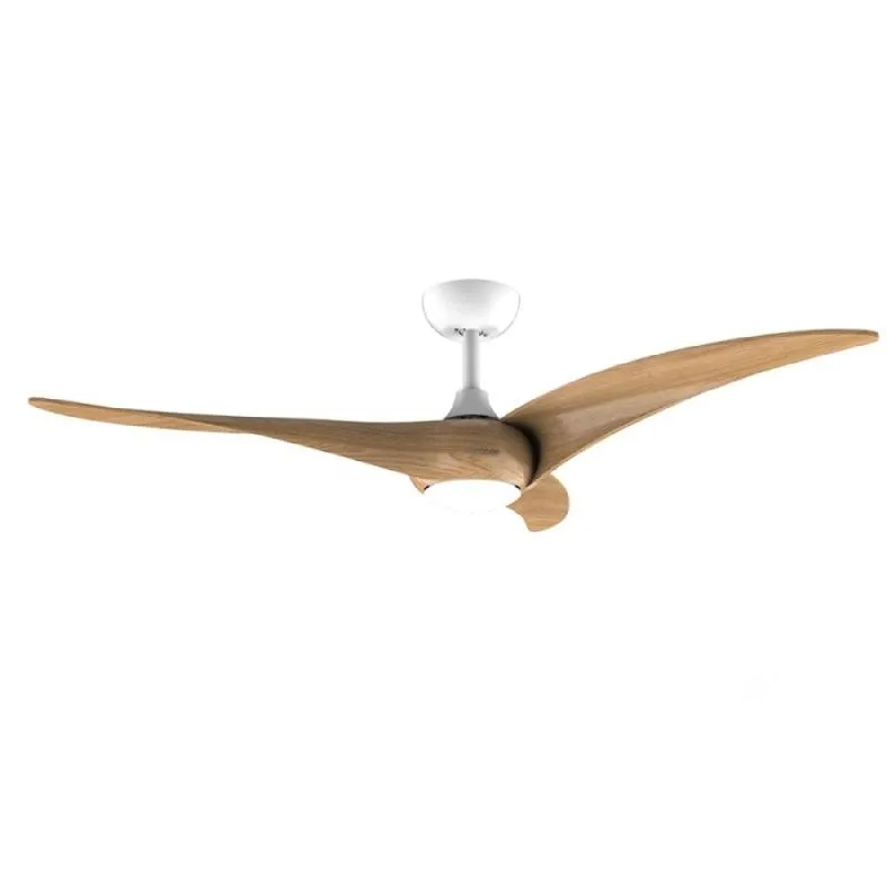 Cecotec EnergySilence Aero 5295 Ventilatore da soffitto in legno bianco con luce LED e telecomando 40W - immagine 1