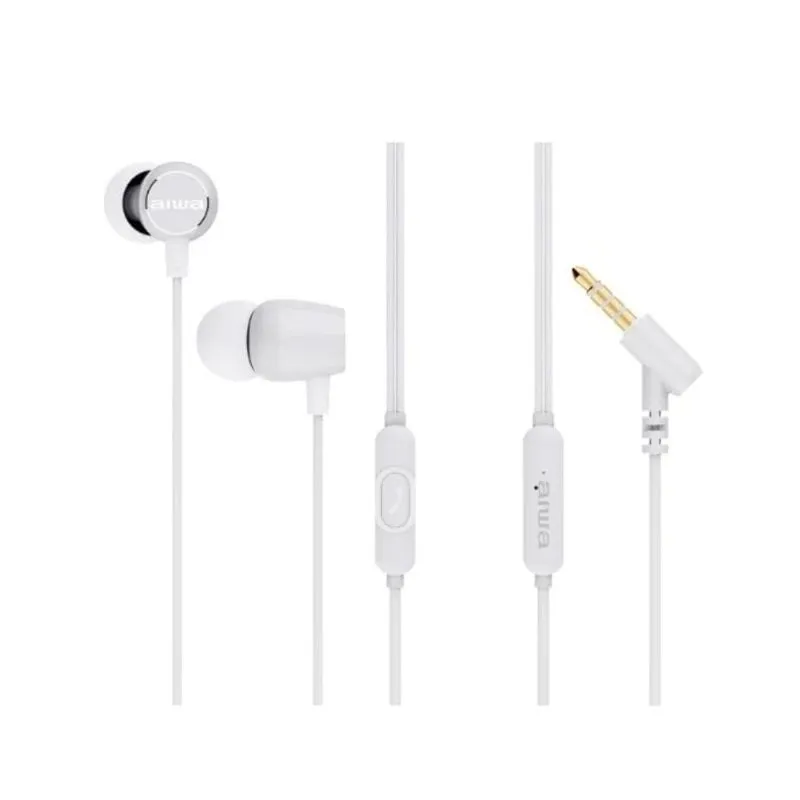 Cuffie intrauricolari cablate bianche Aiwa ESTM-30WT - immagine 1