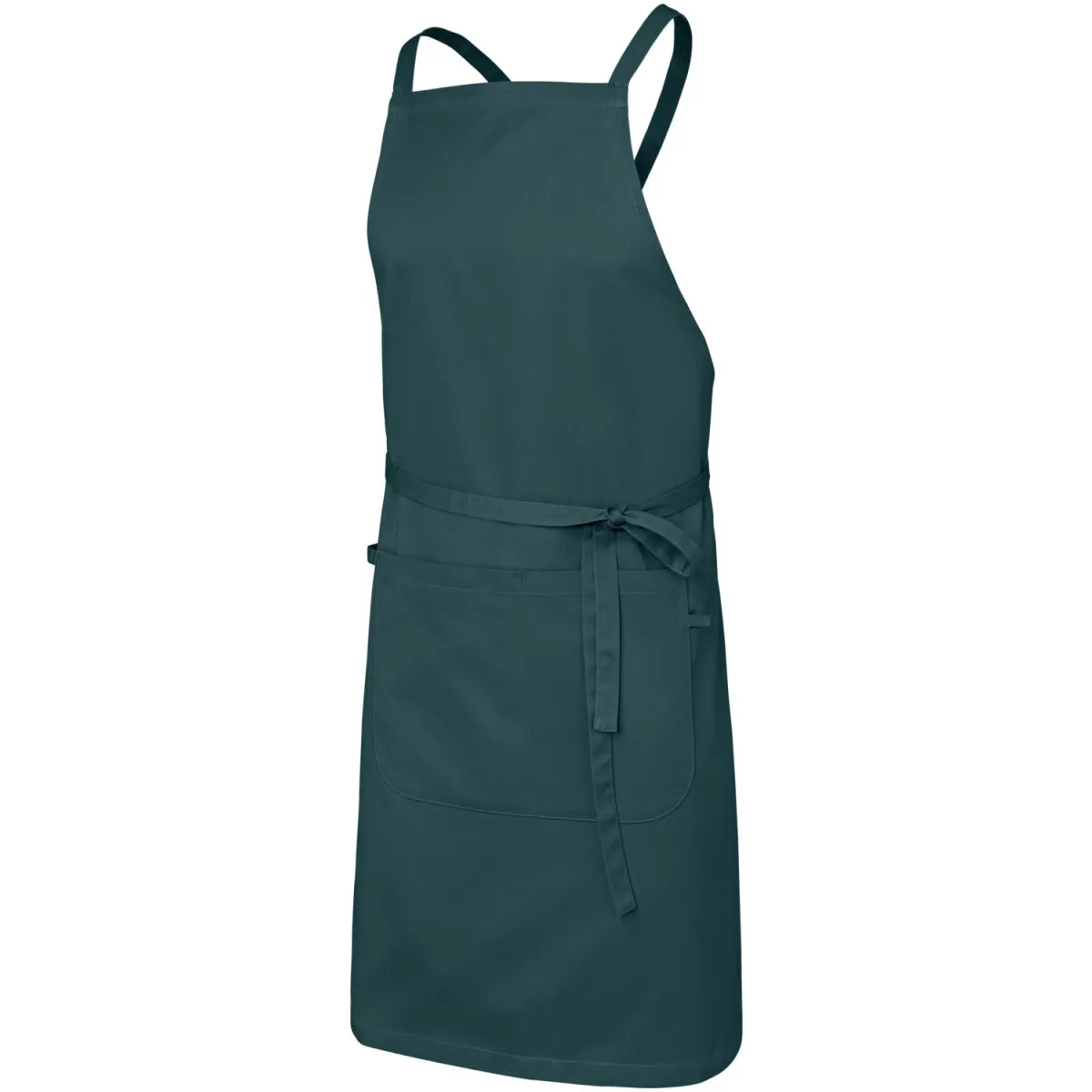 JOBELINE Grembiule con pettorina Botero 88x100 (LxL); 88x100 cm (LxL); verde petrolio - immagine 1