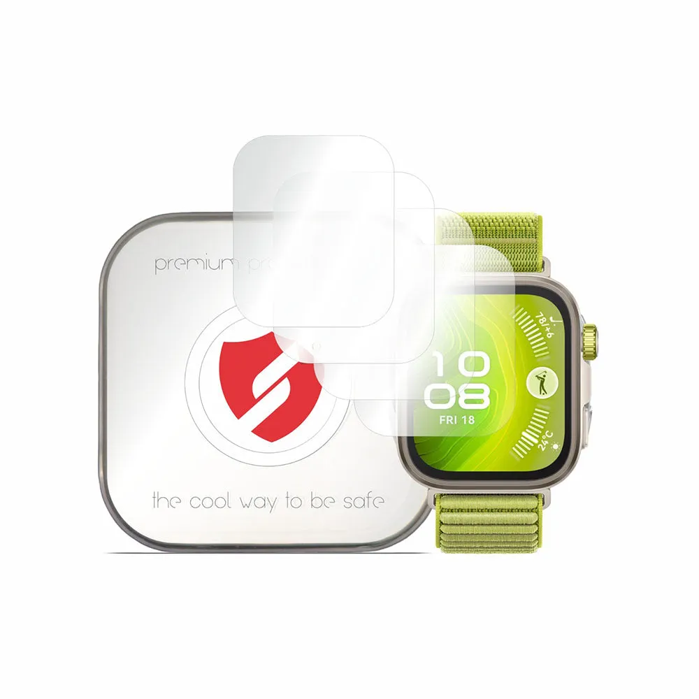 Pellicola Protettiva Smart Protection Premium Classic per Huawei Watch Fit 4 Pro, Set da 4 pezzi, Plastica - immagine 1