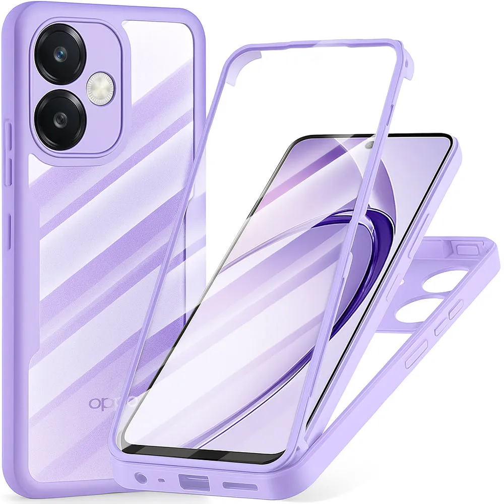 Custodia per Oppo A3 4G / A3 5G, Techsuit, ColorVerse 360, Viola - immagine 1