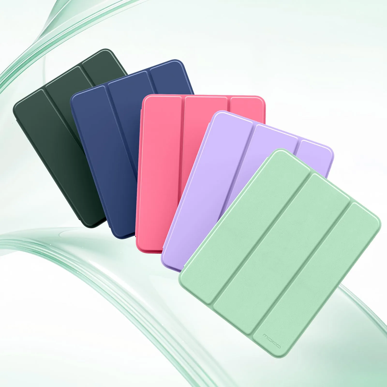 MoKo per iPad A16 11ª/10ª Generazione Custodia con Portapenne, Verde Agave - immagine 8
