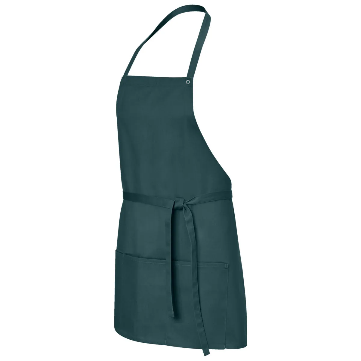 JOBELINE Grembiule con pettorina Sonia 64x8 cm (LxB); 64x80 cm (LxL); verde petrolio - immagine 1