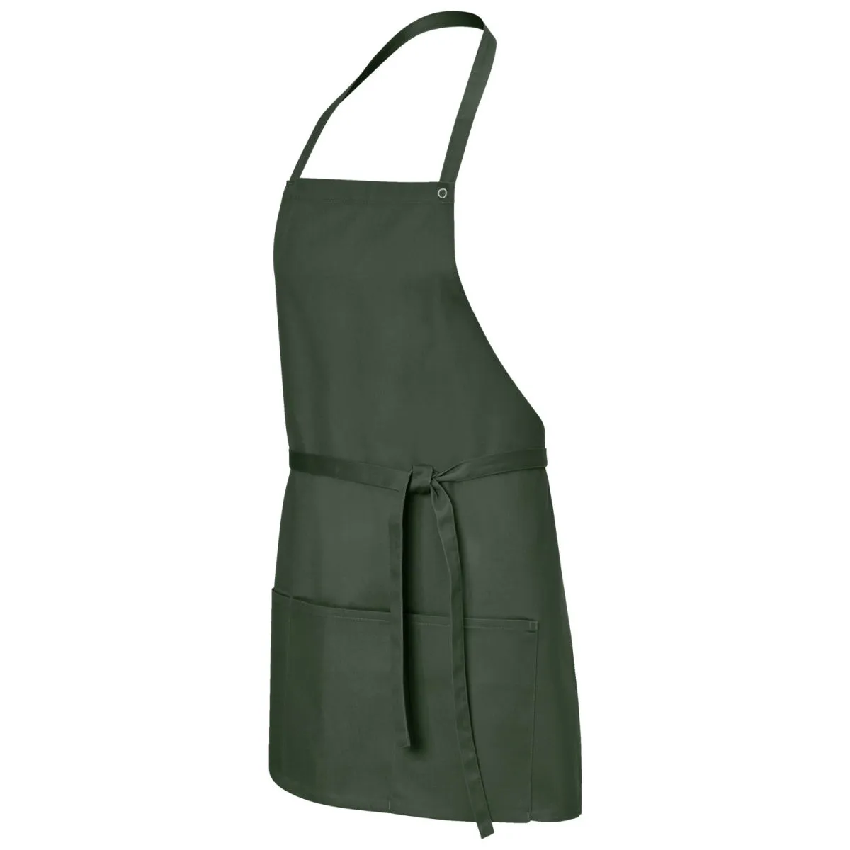 JOBELINE Grembiule con pettorina Sonia 64x8 cm (LxB); 64x80 cm (LxL); verde scuro - immagine 1