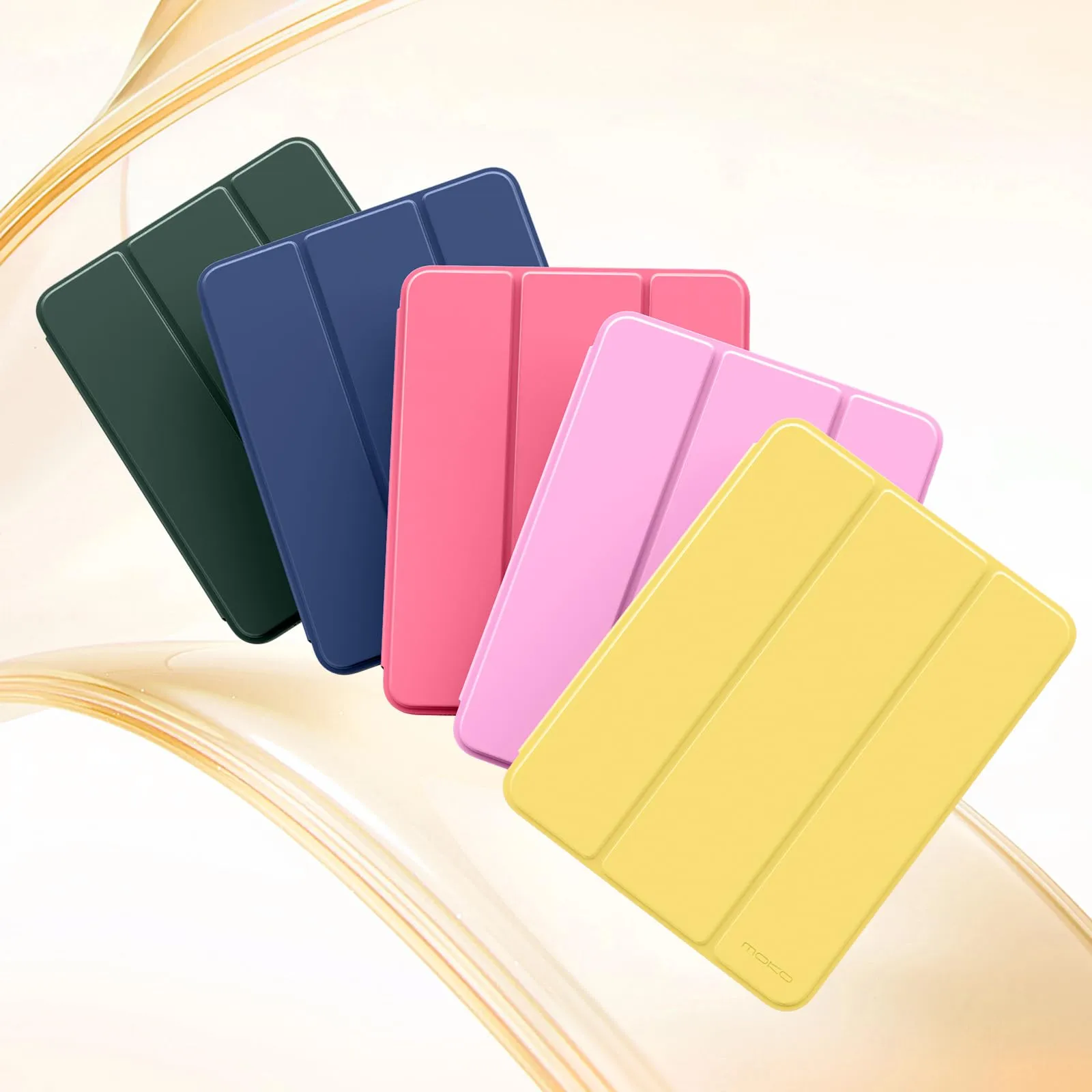 MoKo per iPad A16 11ª/10ª Generazione Custodia con Portapenne,Giallo Chiaro - immagine 8