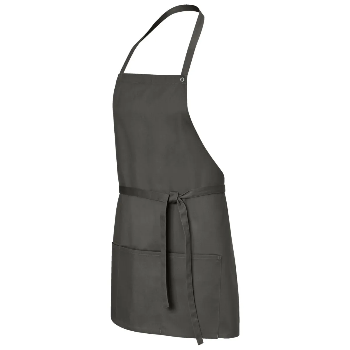 JOBELINE Grembiule con pettorina Sonia 64x8 cm (LxB); 64x80 cm (LxL); grigio-bruno - immagine 1
