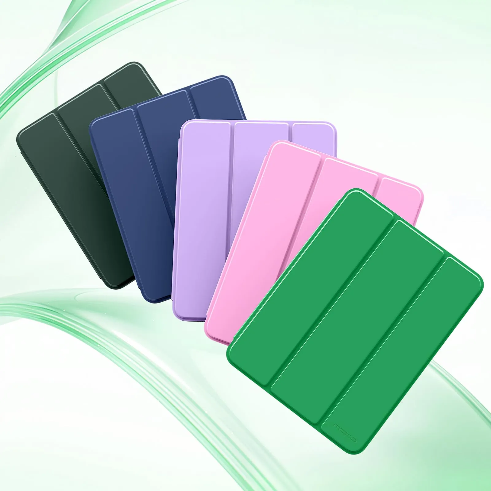 MoKo per iPad A16 11ª/10ª Generazione Custodia con Portapenne,Verde Foresta - immagine 8