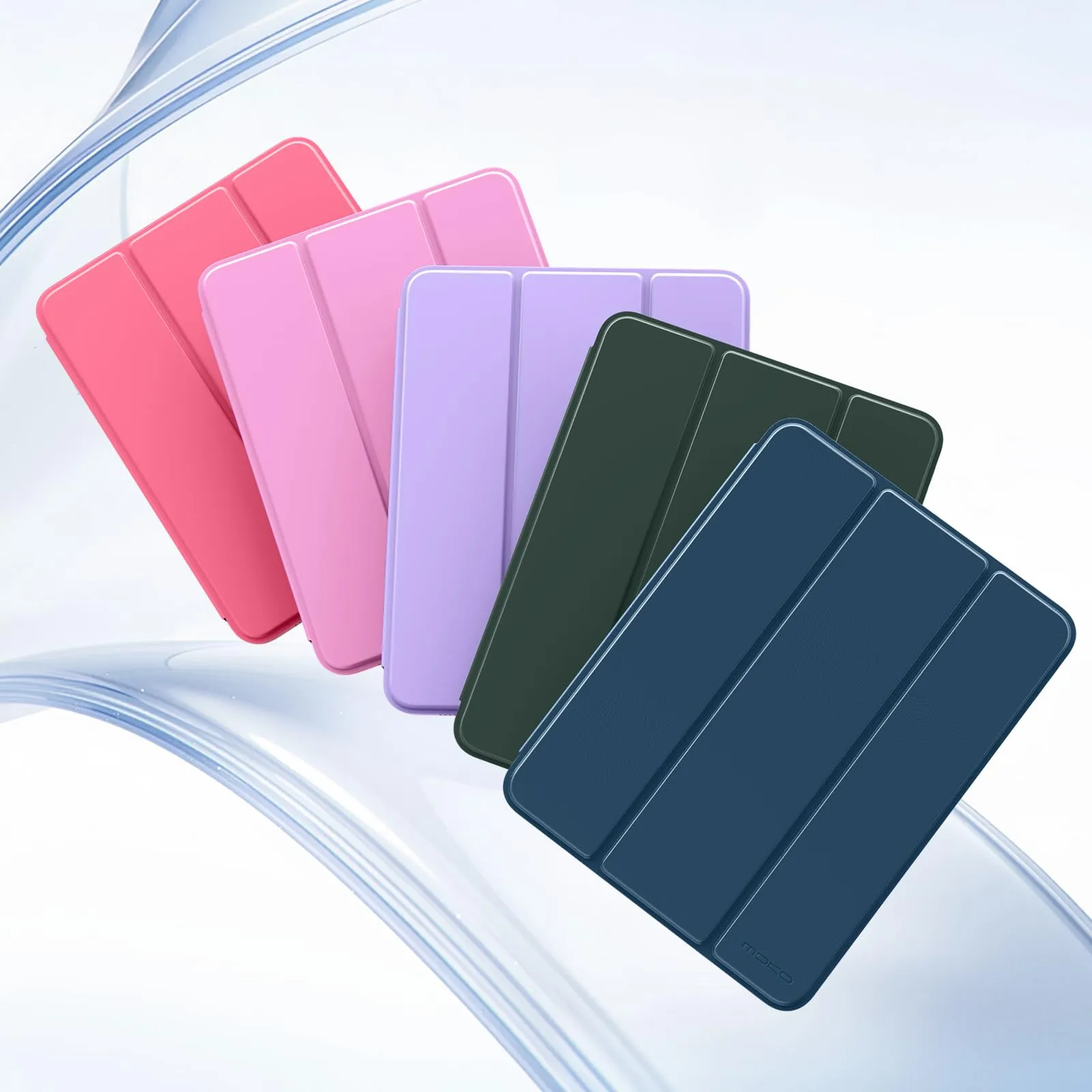 MoKo per iPad A16 11ª/10ª Gen Custodia con Portapenne, Blu Mare Scuro - immagine 8