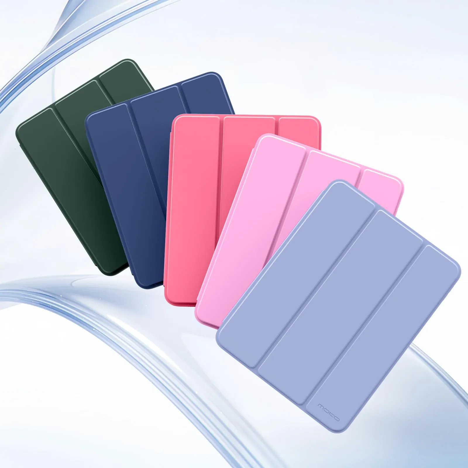 MoKo per iPad A16 11ª/10ª Generazione Custodia con Portapenne, Lavanda Viola - immagine 8