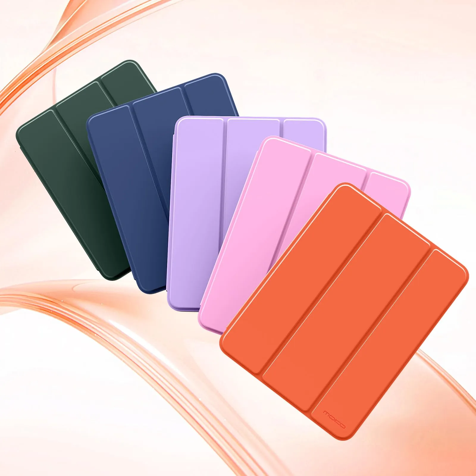 MoKo per iPad A16 11ª/10ª Generazione Custodia con Portapenne, Arancione - immagine 8