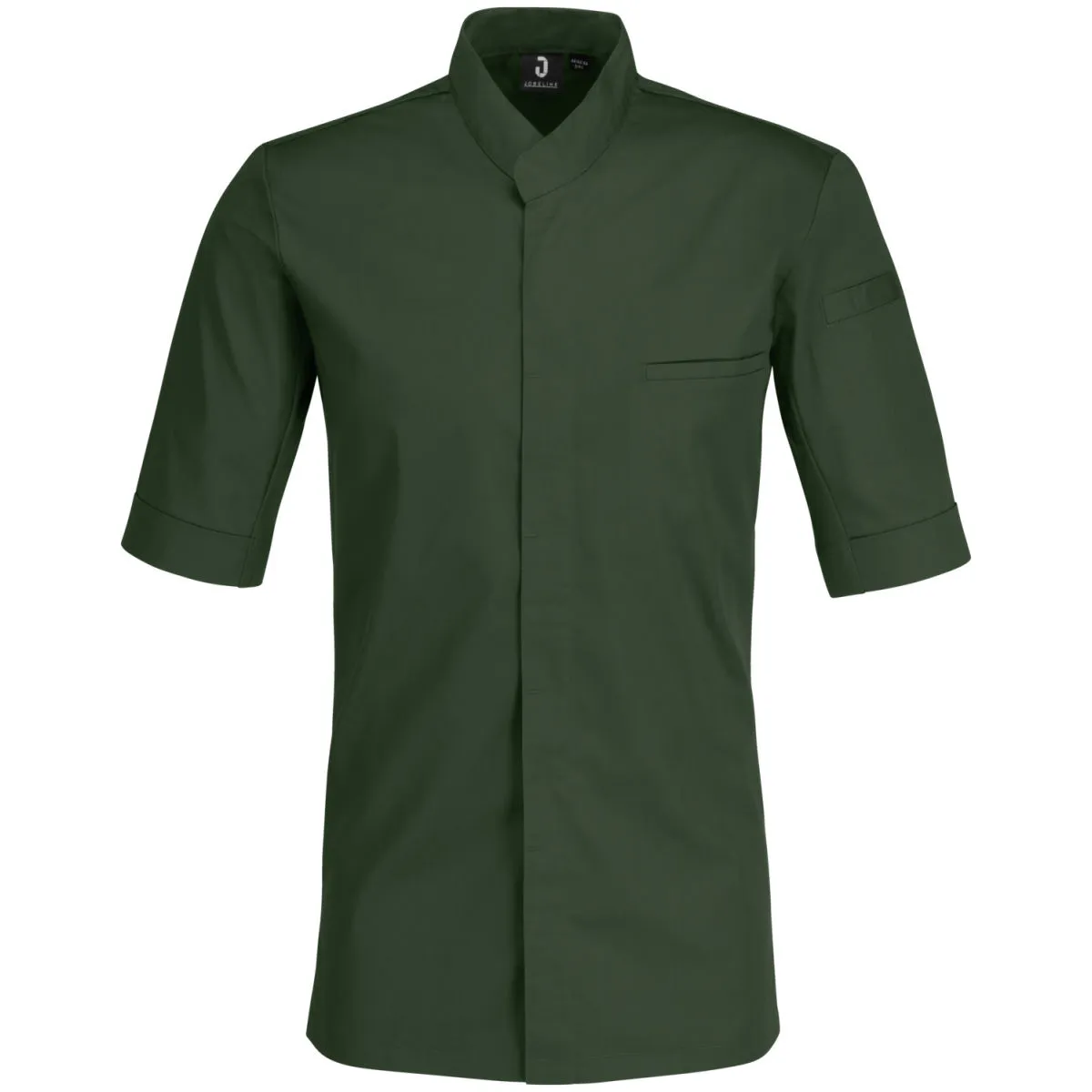 JOBELINE Giacca da cuoco Marco maniche corte; Taglia 56; verde scuro - immagine 1